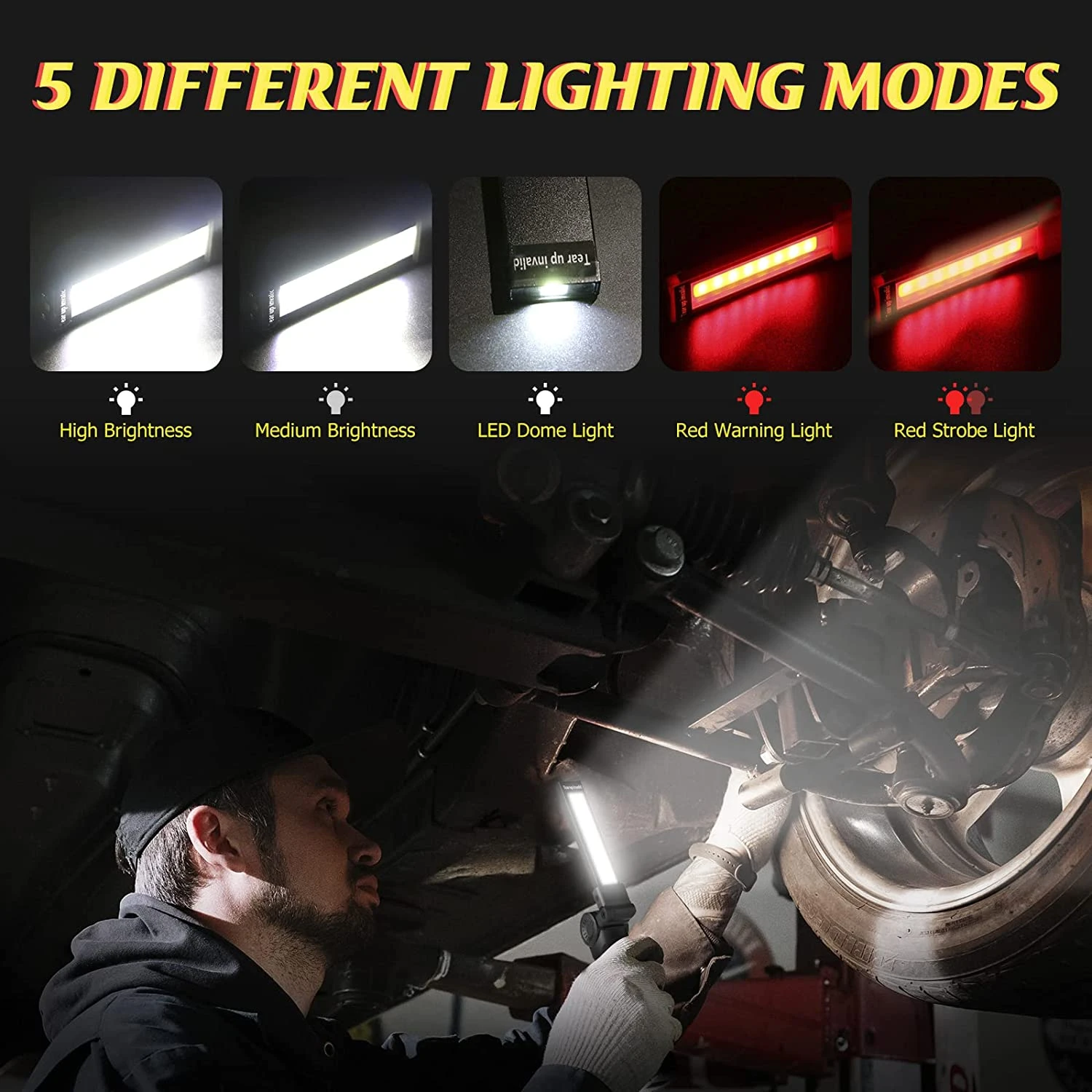 Foldable LED Work Light Car Repair SinoStar 4