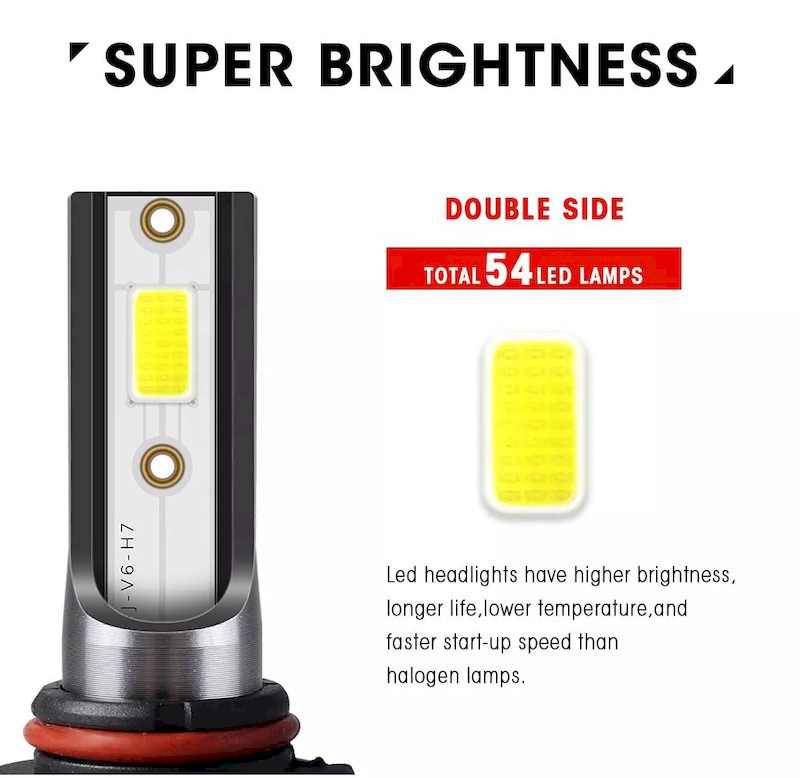 V6 LED headlight bulbs manufacturer factory sinostar 1